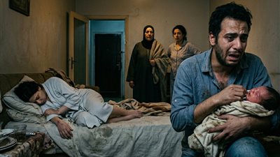 أمي فضلت مع مراتي 4 أيام بعد الولاده 
